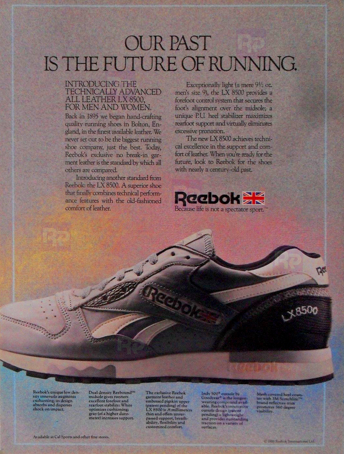 reebok tennis shoes 1986